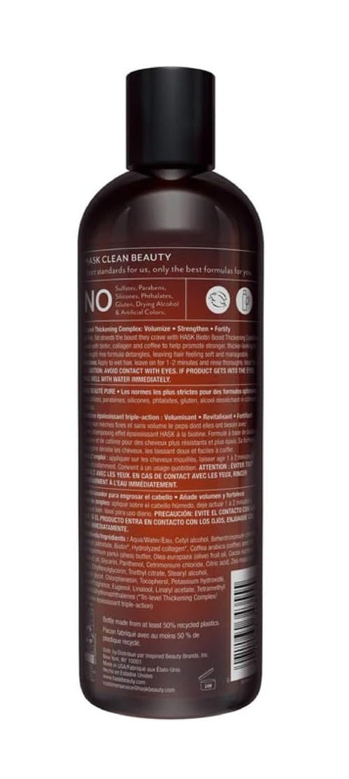 Hask Biotin Boost Thickening Conditioner 355ml