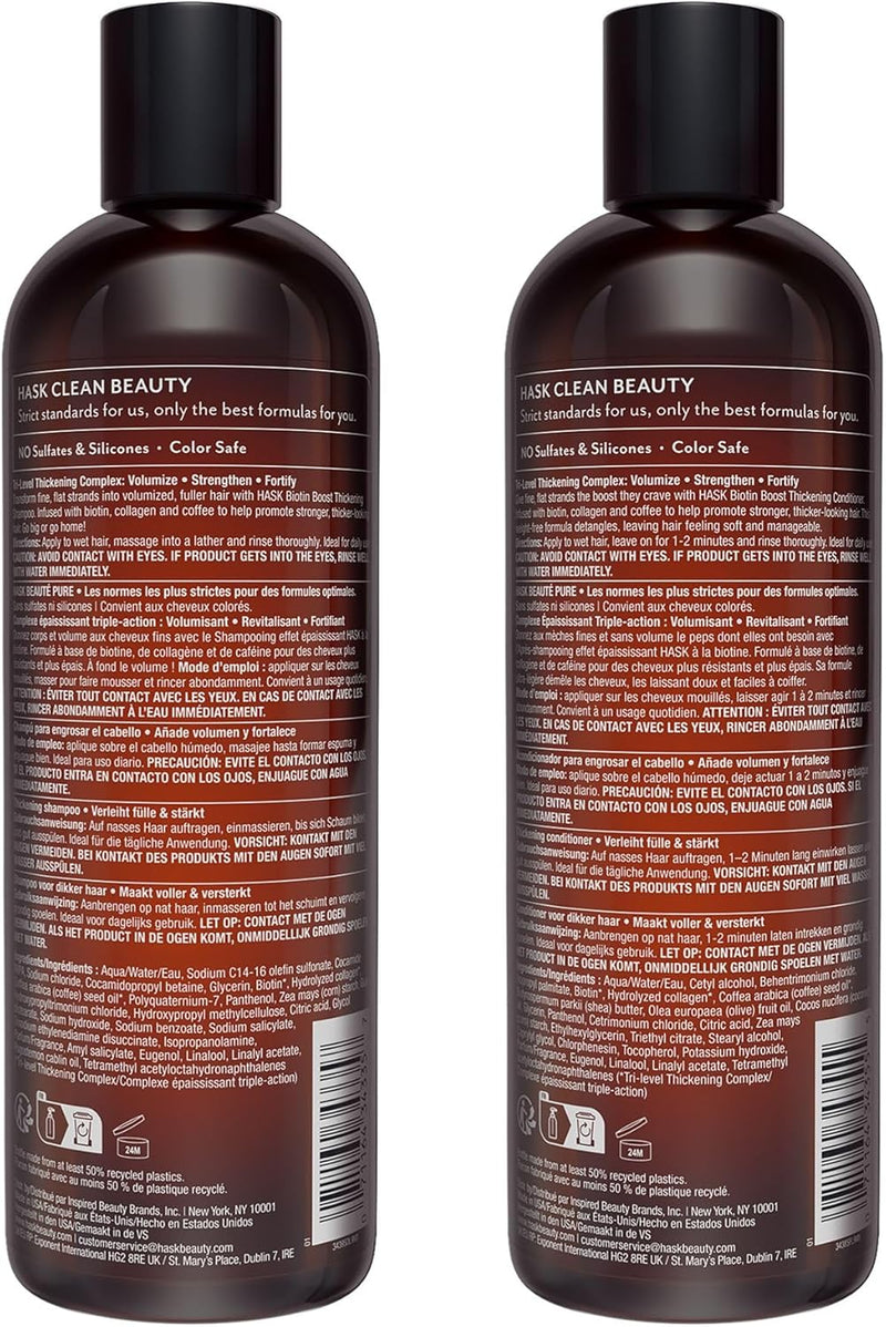 Hask Biotin Boost Thickening Shampoo 355ml