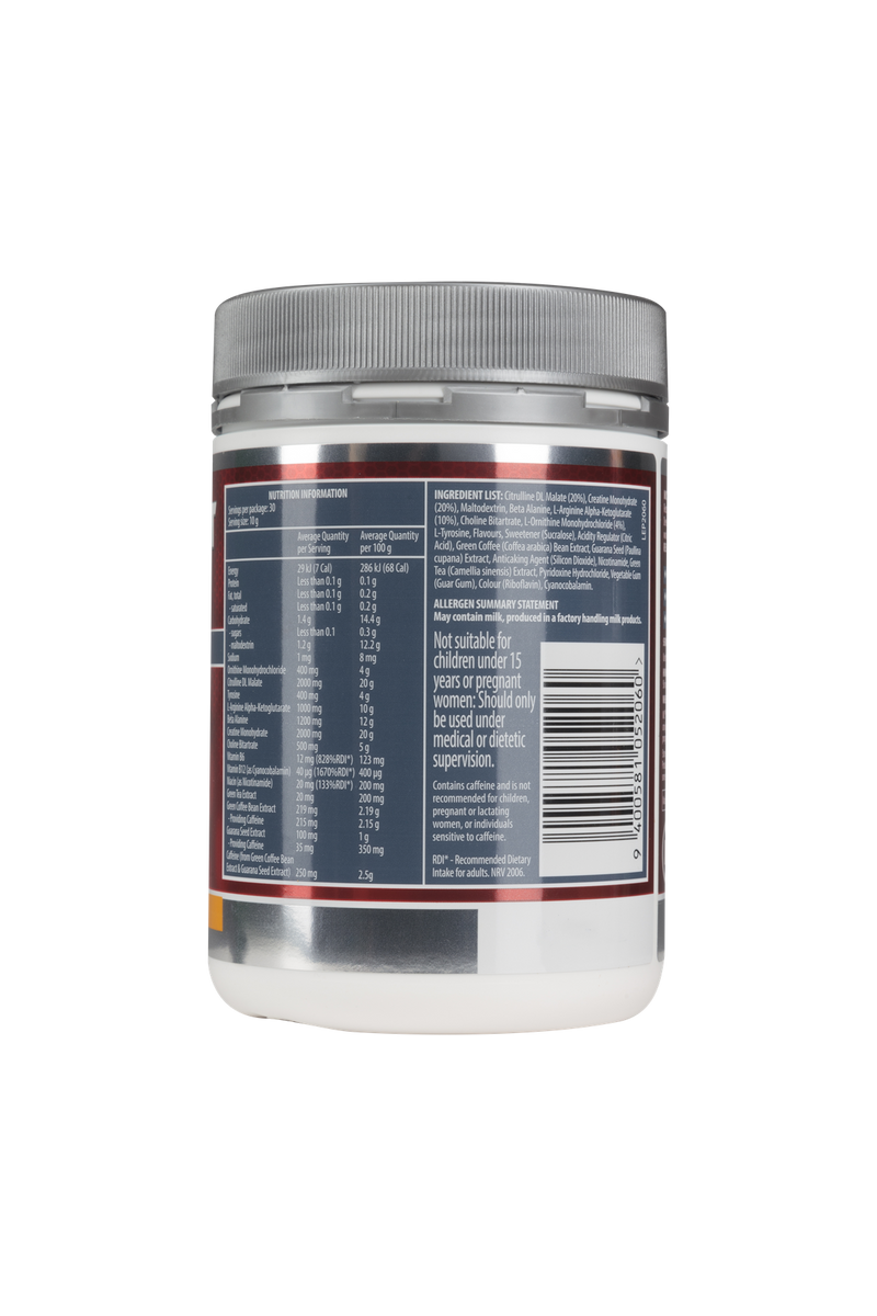 INC Preworkout Plus Mango 300g