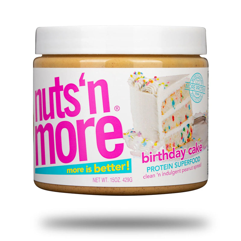 Nuts 'N More Protein Peanut Butter Spread Birthday Cake 429g