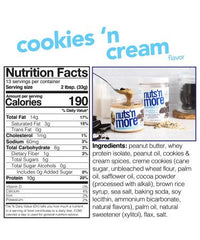 Nuts 'N More Protein Peanut Butter Spread Cookies & Cream 429g