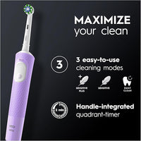 Oral B Electric Toothbrush Rechargeable Vitality 300 Protect X Clean Pink Lilac