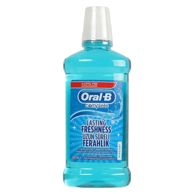 Oral B Mouthwash Complete Cool Mint 500ml