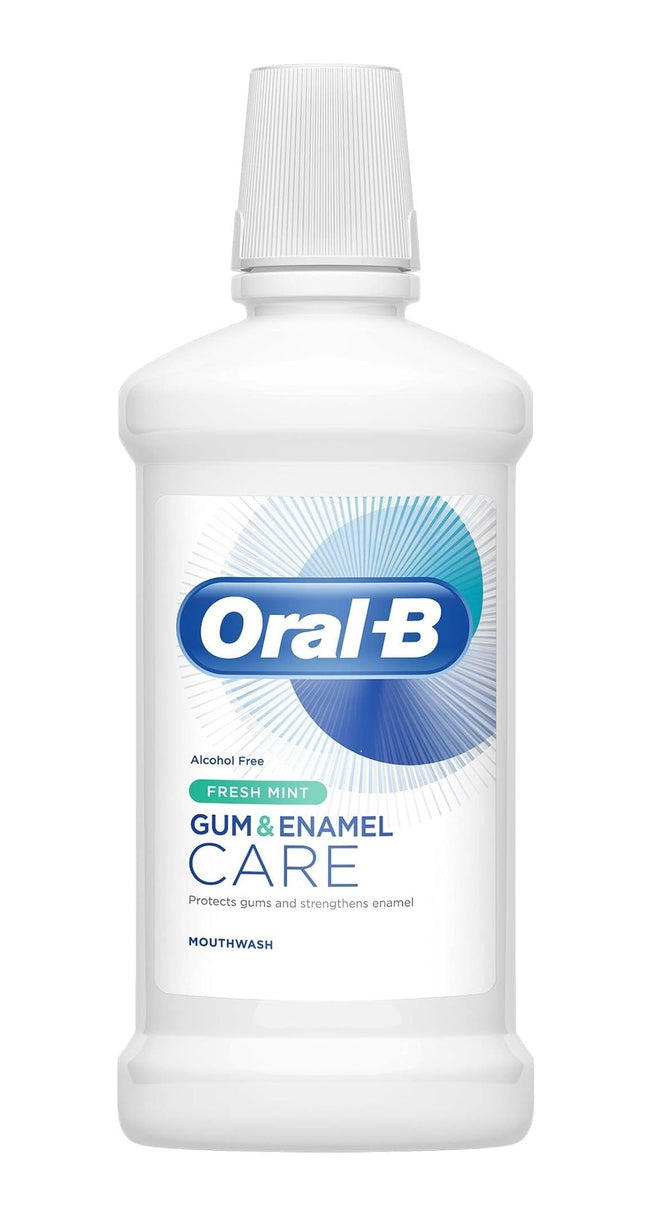 Oral B Mouthwash Gum & Enamel Care Fresh Mint 500ml