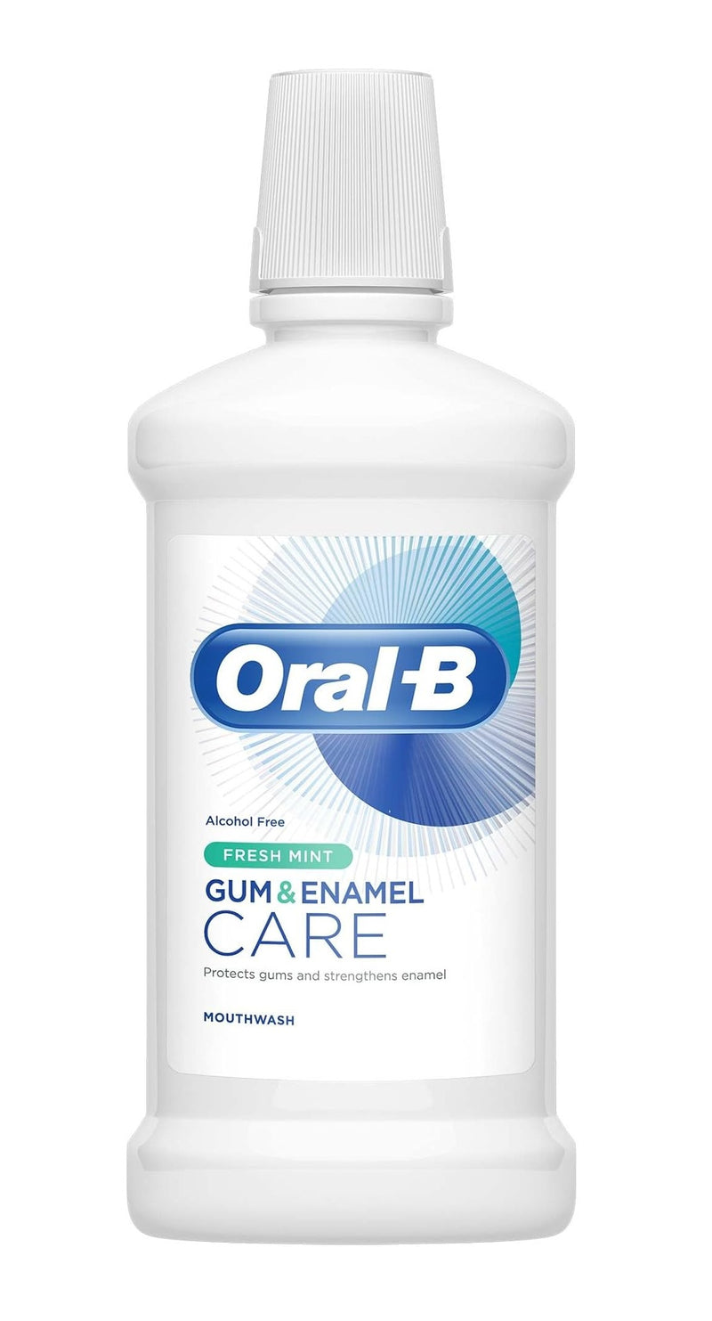 Oral B Mouthwash Gum & Enamel Care Fresh Mint 500ml