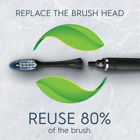 Oral B Replacement Brush Heads Clic Black 2 Pieces