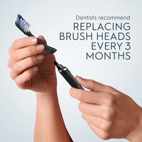 Oral B Replacement Brush Heads Clic Black 2 Pieces