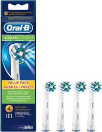 Oral B Replacement Brush Heads Cross Action EB50 4 Packs