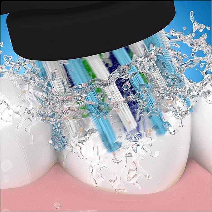 Oral B Replacement Brush Heads Cross Action EB50 Black Edition 4 Packs