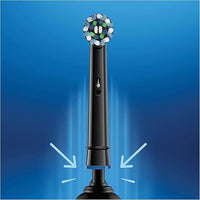 Oral B Replacement Brush Heads Cross Action EB50 Black Edition 4 Packs
