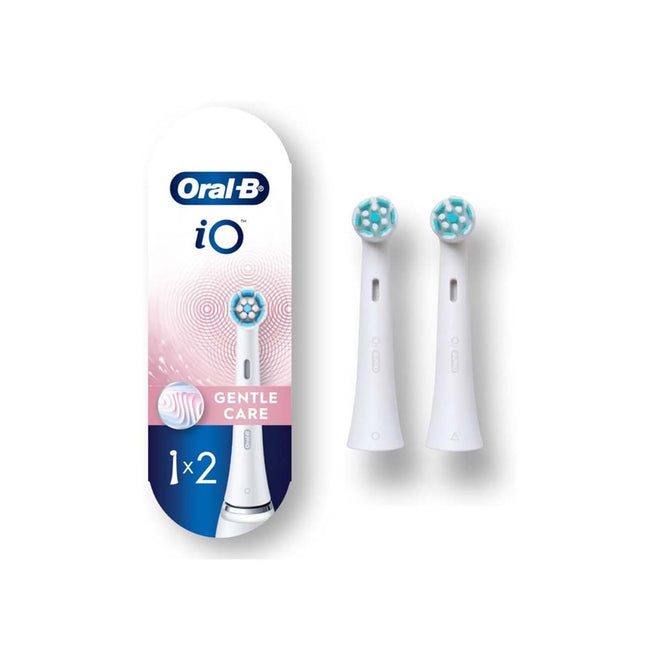 Oral B Replacement Brush Heads iO Gentle Care White 2 Packs