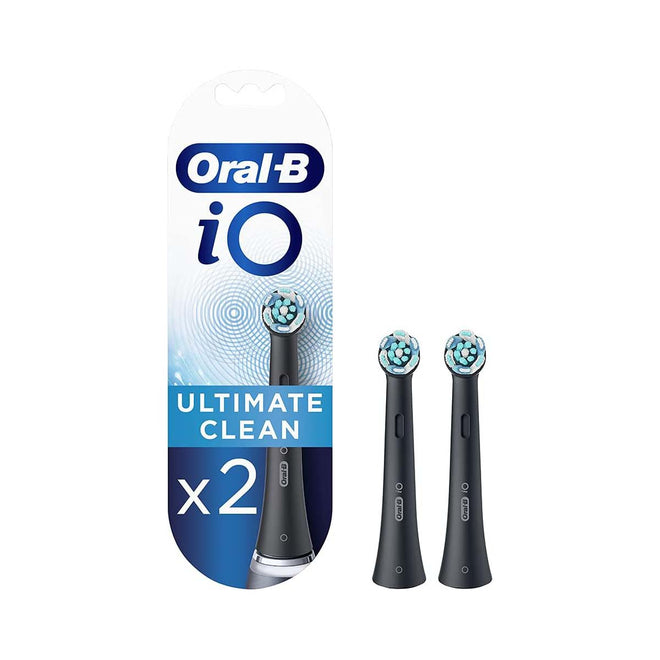 Oral B Replacement Brush Heads iO Ultimate Clean Black 2 Packs