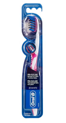 Oral B Toothbrush 3D White Pro Flex Luxe Medium