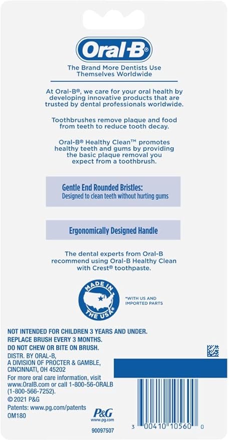Oral B Toothbrush All Rounder Value Pack 6 Pieces
