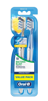 Oral B Toothbrush Bacteria Blast Value Pack 2 Pieces