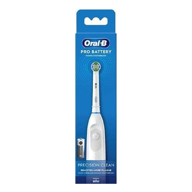 Oral B Toothbrush Battery Powered Pro Battery Precision Clean White