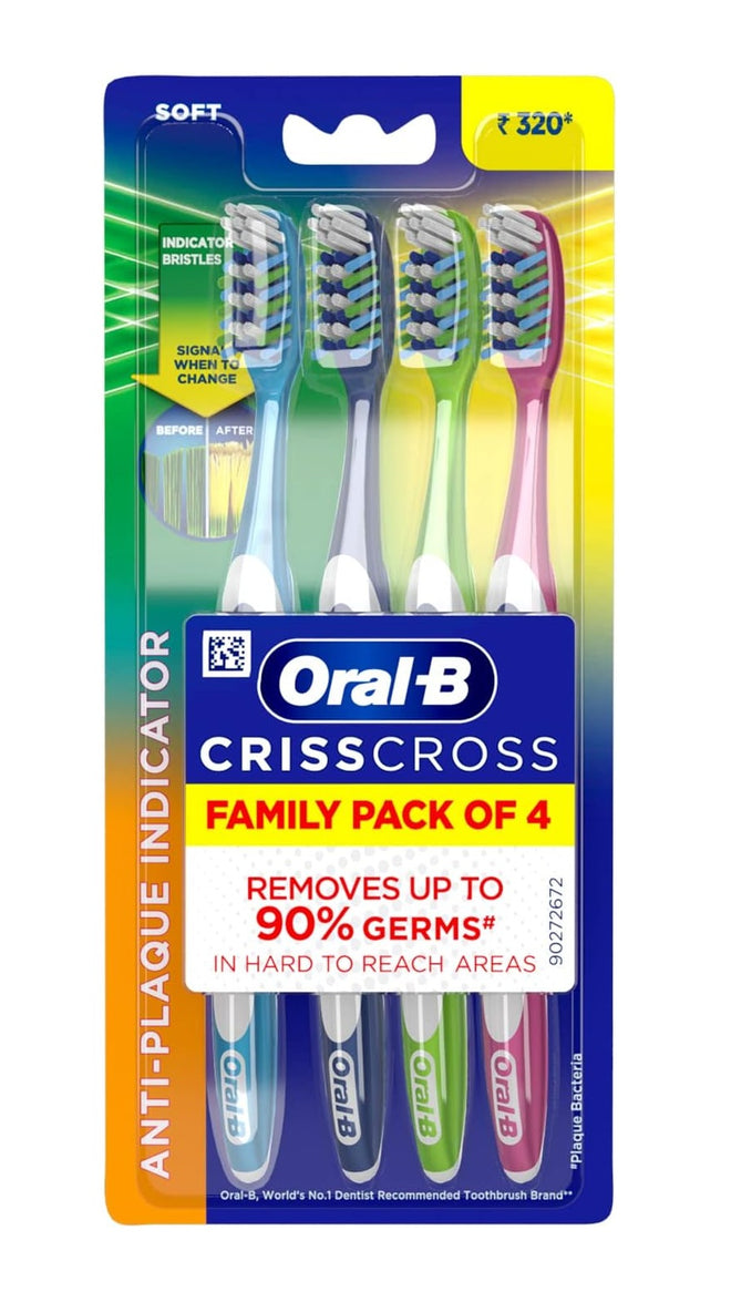 Oral B Toothbrush Criss Cross Deep Clean Soft