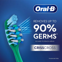 Oral B Toothbrush Criss Cross Medium 4 Pieces