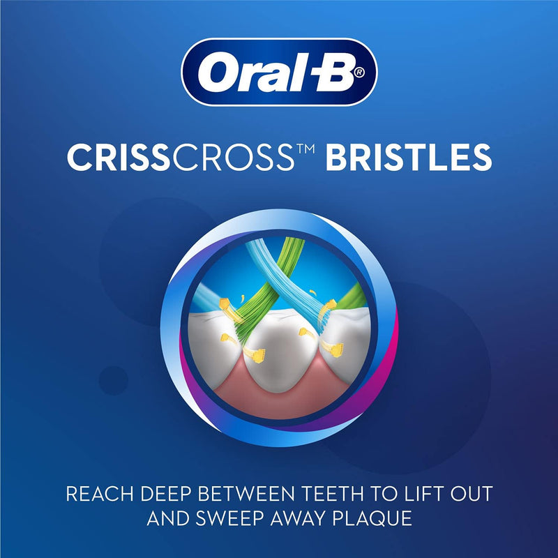 Oral B Toothbrush Criss Cross Medium 4 Pieces