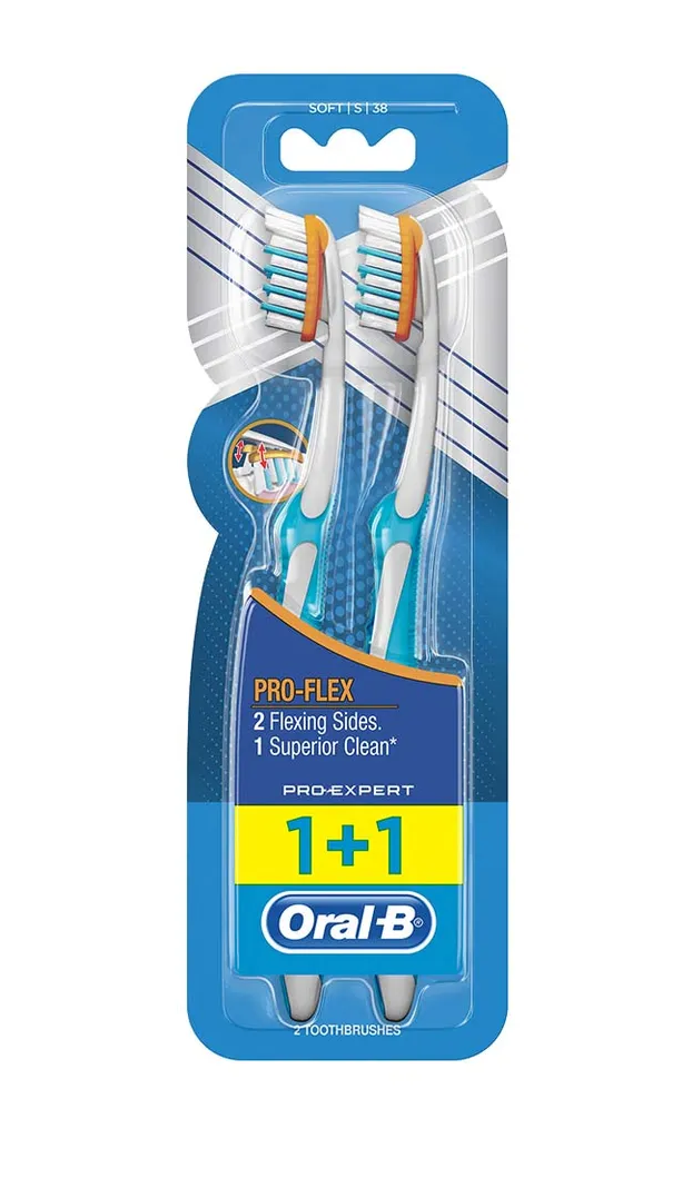 Oral B Toothbrush Proflex Soft 2 Pieces