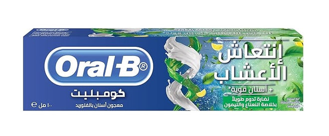 Oral B Toothpaste Complete Mouthwash + Whitening Natural Fresh 100ml