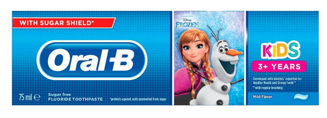 Oral B Toothpaste Kids (3+ Years) Mild Mint 75ml