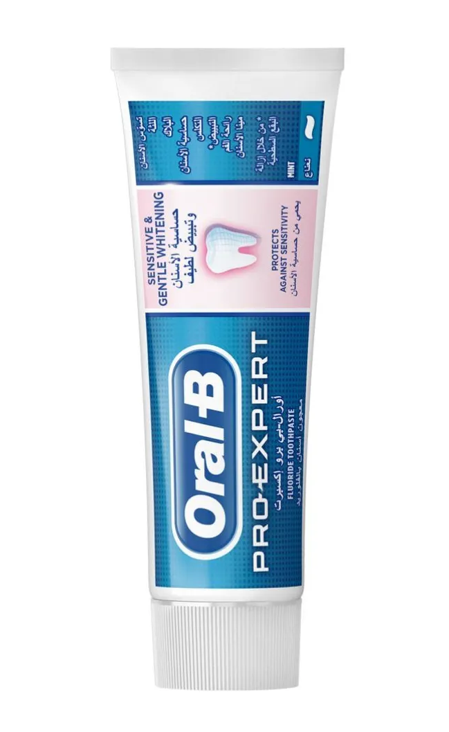Oral B Toothpaste Pro Expert Sensitive + Gentle Whitening 75ml