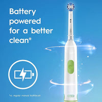 Oral B Toothbrush Battery Powered Revolution White