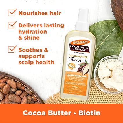 Palmers Cocoa Butter Formula Biotin Hair & Scalp Oil 150ml