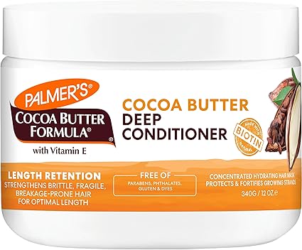 Palmers Cocoa Butter Formula With Vitamin E Biotin Length Retention Deep Conditioner 340g