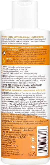 Palmers Cocoa Butter Formula With Vitamin E Biotin Length Retention Leave-In Conditioner 250ml
