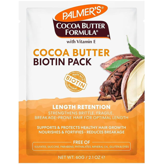 Palmers Cocoa Butter Formula With Vitamin E Biotin Length Retention Protein Pack 60g