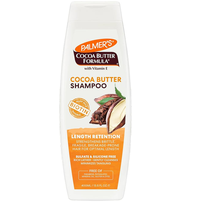 Palmers Cocoa Butter Formula With Vitamin E Biotin Length Retention Sulfate Free Shampoo 400ml