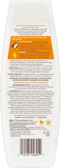 Palmers Cocoa Butter Formula With Vitamin E Biotin Length Retention Sulfate Free Shampoo 400ml