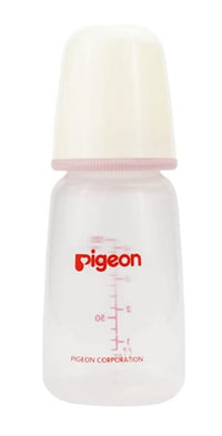 Pigeon Plastic Feeding Bottle White Cap 120ml