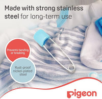 Pigeon Safety Pins Large 6 Pack