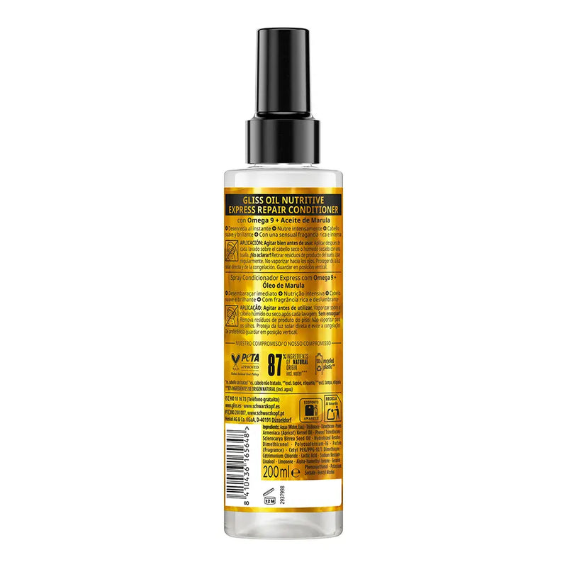 Schwarzkopf Gliss Oil Nutritive Express Repair Conditioner 200ml