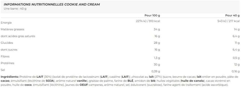 Novo Protein Wafer Bar Cookies & Cream 40g